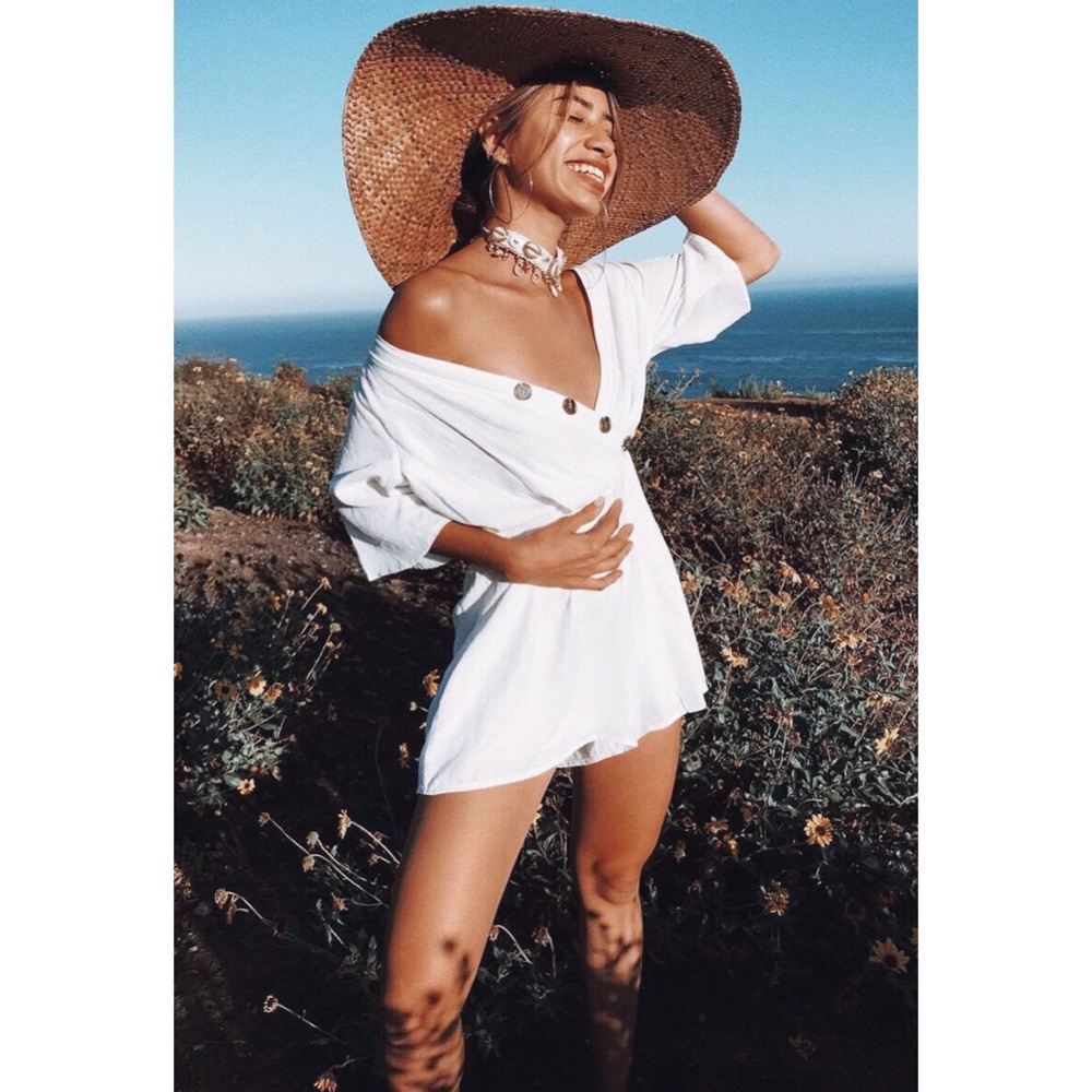 White summer romper